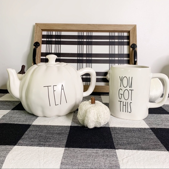 NWT🖤Adorable Rae Dunn Pumpkin-Shaped Tea Pot - Picture 8 of 8